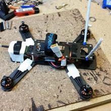 qav250 tx mount tool drone uav 3d print model - Mito3D
