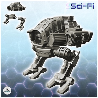 konu mücadele robot 12 gelecek sci fi sf İleti kıyamet masaüstü bilimkurgu savaş oyunları gezegen keşif rpg araç arazi manzara mini oyunu tamirci şekil minyatürler silah Bilim kurgu siberpunk postapo fütüristik Mars Uzay star yarı 3d print model - Mito3D