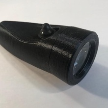 qi wireless rechargeable flashlight gadget 3d print model - Mito3D