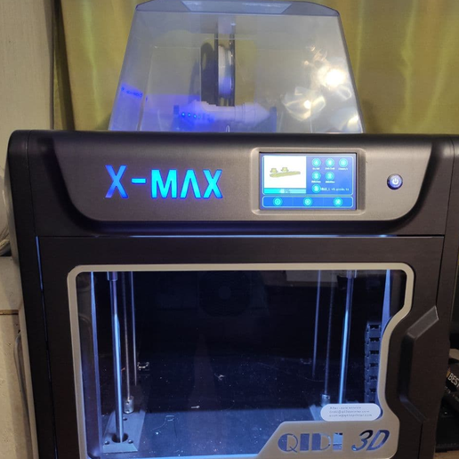 qidi 3d x max suporte carretel gadget filamento 3D print model - Mito3D