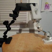 qinch project gadget phone tripod mount magic arm camera articulating articulated 3d print model - Mito3D