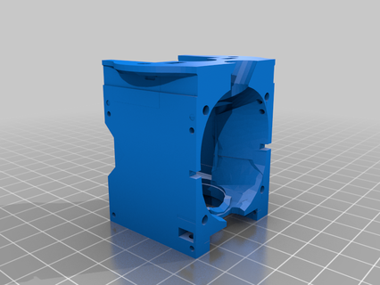 qq s Pro efector casa Sherpa mini volcán flsun qqs pro 3d impresora accesorios 3d print model - Mito3D