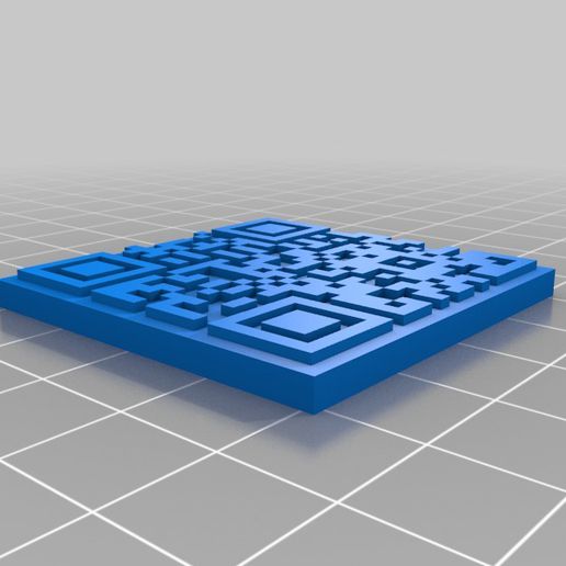 qr codice 3D print model - Mito3D