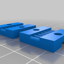 qu-bd y axis belt holder 6 nut slots tool 3d printing 3d print model - Mito3D