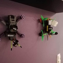quad drone wall mount game quadcopter r c vehicles 3d print model - Mito3D