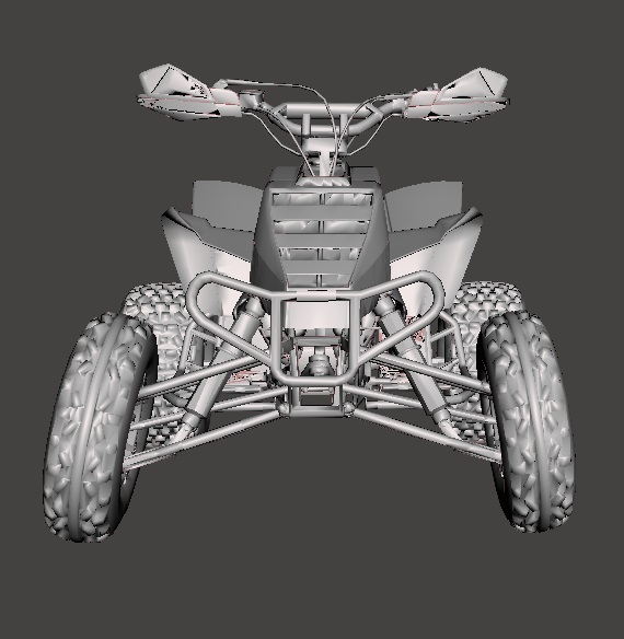 quad suzuki gioco quadriciclo 3D print model - Mito3D