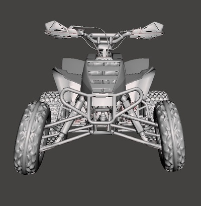 quad suzuki game cuatriciclo 3d print model - Mito3D