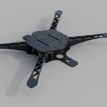 quadcopter drone chassis game dji high tech diy 3d print model - Mito3D
