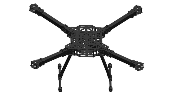 quadcopter frame - drone fpv dji octocopter octocopter- rc plane rcplane airplane suav uav 3d print model - Mito3D
