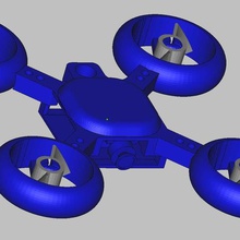 quadcopter chaveiro gadget drone quadricottero 3d print model - Mito3D