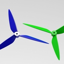 quadcopter propeller 3 blades gadget quad-copter blade drone 3d print model - Mito3D
