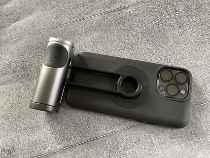 quadlock smartphone telecamera adattatore montare dslr presa maniglia 3d print model - Mito3D
