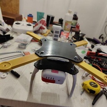 quadricoptère dji batteries Jeu djiphantom drone 3d print model - Mito3D