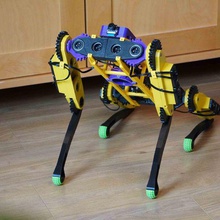 Vierbeiner Roboter v20 Hund Vierbeiners robodog spot spotmini Robotik 3d print model - Mito3D