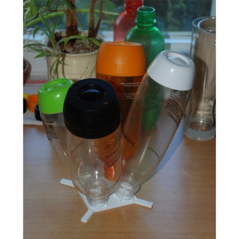 Vierbettzimmer trockenständer sodastream pet-Flaschen home Flasche trocknen stand soda stream 3D print model - Mito3D