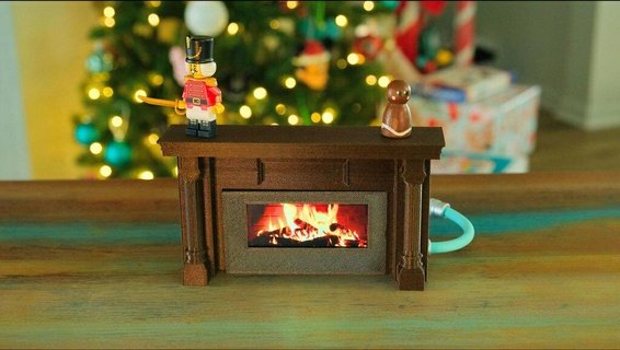 qualia s3 fireplace Gadget christmas ornament gadget 3d print model - Mito3D