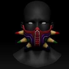 quarantaine masque de majora mask style gadget rétro 64 nintendo majoras la légende zelda 3dprintable 3dprint coronavirus covid19 covid l'hôpital virus corona stl 3d print model - Mito3D