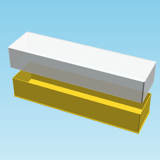 trimestre bloccare nidible scatola v1 vari 3d print model - Mito3D