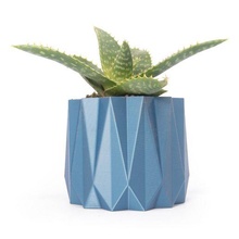 quartz flowerpot plant pot home 3d print model - Mito3D