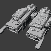 quasar class destroyer spaceship wargaming vehicles 3d print model - Mito3D