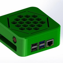 quattro tarzı raspberry pi 4 b v2 kamera durumda gadget esas alındığı ahududu 4b 3d print model - Mito3D