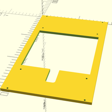 qubd zwei-bis Ersatz beheizten Bett tool 3d-Drucker Teile 3d print model - Mito3D