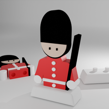 queen's guard toy art buckingham playmobil 3d print model - Mito3D