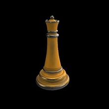 queen game chess toy board 3d print model - Mito3D