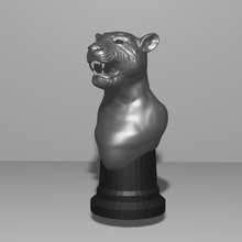 reina - leona de ajedrez varios el 3d print model - Mito3D