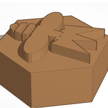 kraliçe bal arısı Oyna jeton araç oyun 3d baskı 3d print model - Mito3D