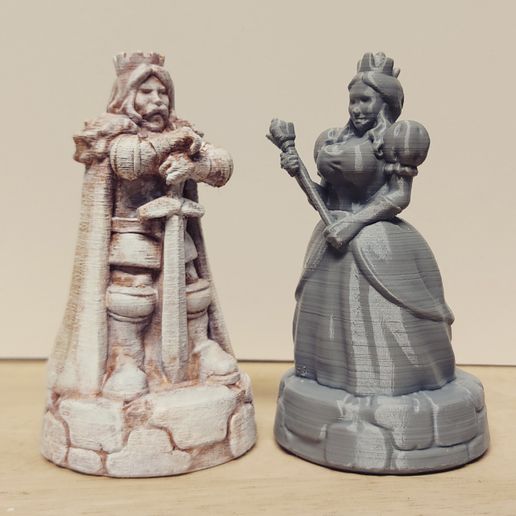 queen chess piece 3D print model - Mito3D