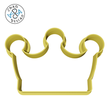 queen crown - cookie cutter fondant polymer clay gadget valentines day key king mustache lips heart arrow love pastry baking 3d print model - Mito3D