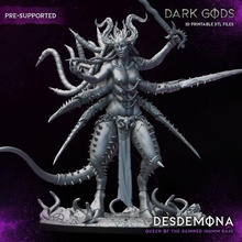 Regina dannato buio Dio gioco slaanesh custode segreti caos demone daemonette warhammer sigmar 40k 3d print model - Mito3D