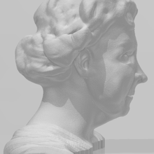 a rainha elizabeth ii do busto arte coroa isabel real reino unido 3d print model - Mito3D