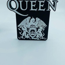 queen logo art sons anarchy sound music 3d print model - Mito3D
