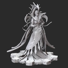 queen myrrah palace gears war 3d model stl file print game locust cog figure figurine miniature statue character 3d print model - Mito3D