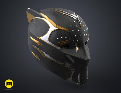 queen shuri helmet - black panther wakanda forever america armor vibranium civil chadwick costume film marvel king stan lee boseman tiger avengers 3d print model - Mito3D
