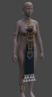 rainha Sônia zelda cosplay 3d print model - Mito3D