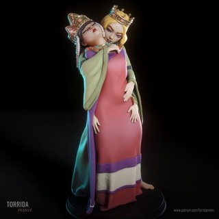 queens theodora isabella - adorable 5 3d print model - Mito3D