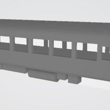 queensland rail - mas class sleeper 3d print model - Mito3D