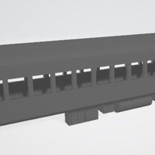 Queensland Demiryolu mbs ekonomi uyuyan 3d print model - Mito3D