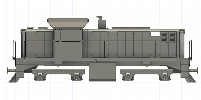 queensland rail dh class locomotive queensland rail dh class locomotive  3d print model - Mito3D