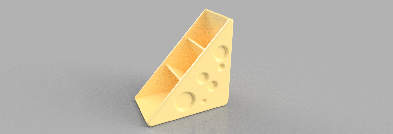 queso organizador hogar casa papeler material escolar 3D print model - Mito3D