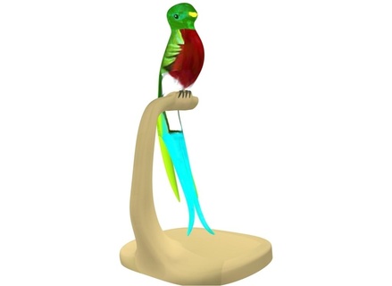 Quetzal Sanat hayvanlar yaratıklar 3d print model - Mito3D