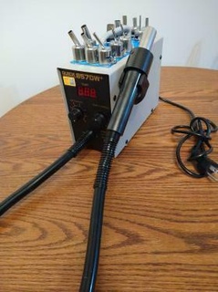 quick 857 dw+ hot air station nozzle organizer Various nozzles holder smd rework solder soldering diy 3d print model - Mito3D