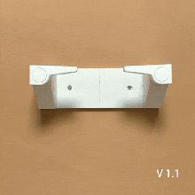 quick change toilet paper roll holder flip-up flip bathroom tp tactical reload simple clean design easy load 3d print model - Mito3D