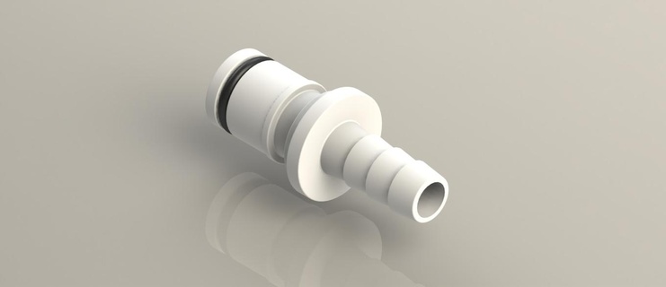 quick coupling fitting fast 3d print model - Mito3D