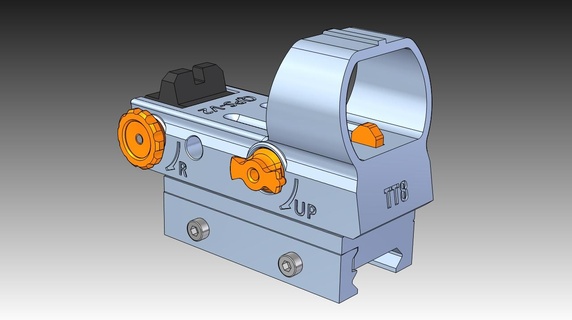 rapide point vue v2 qps nerf blaster 3d print model - Mito3D