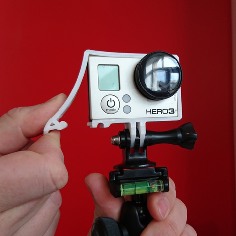 quick release gopro hero frame gadget 3D print model - Mito3D