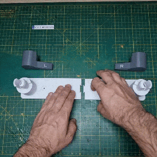 quick release paper towel hanger supports needed toilet wall 3d print model - Mito3D